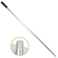 Palo aluminio con rosca para fratás y cuchilla de techo